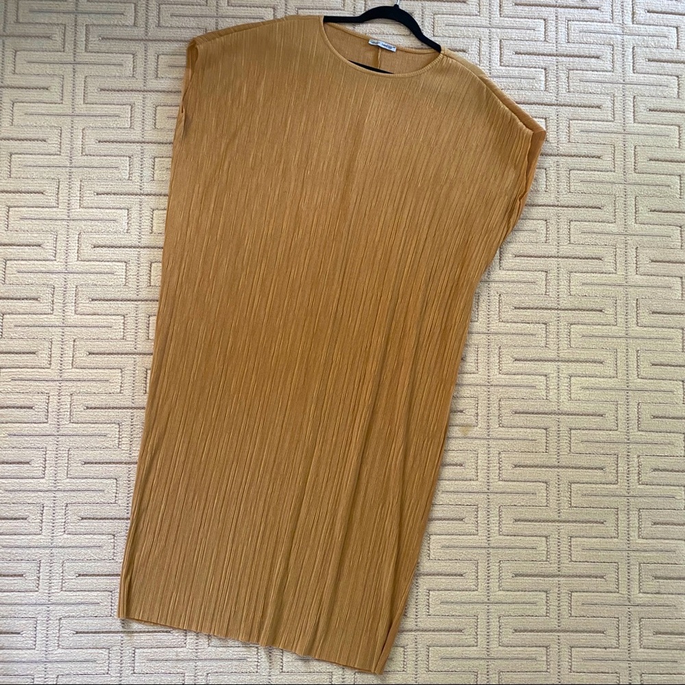 Pleated Sheath Dress